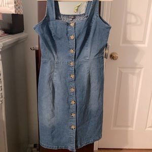 NWT Sharagano Denim Dress